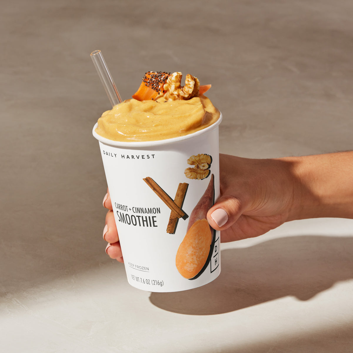 Carrot + Cinnamon Smoothie Daily Harvest
