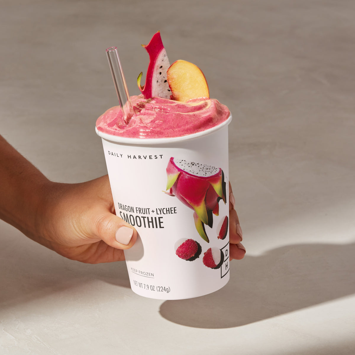 Dragon Fruit + Lychee Smoothie Daily Harvest