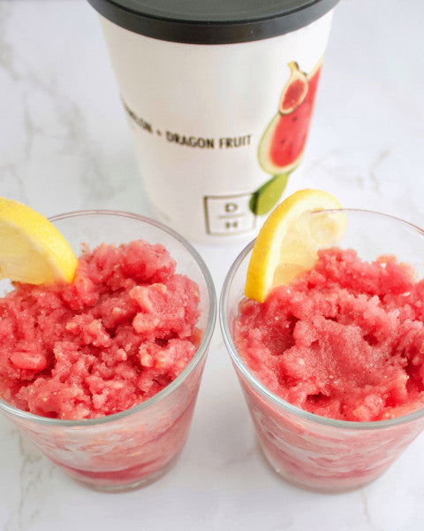 Watermelon + Dragon Fruit Granita Recipe