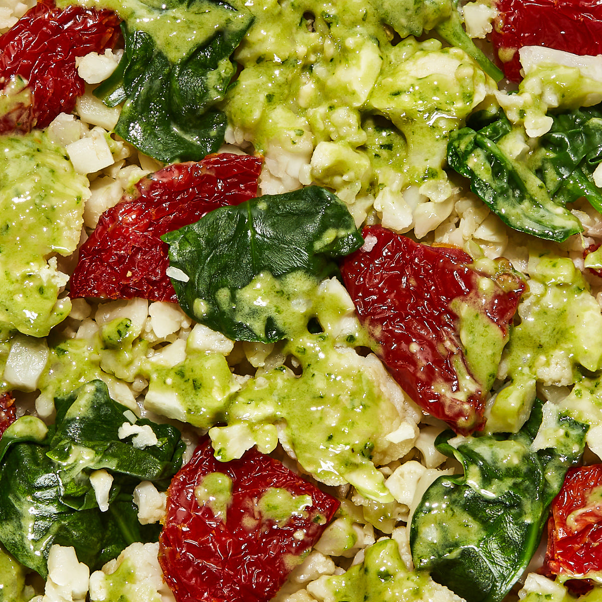 Cauliflower Rice + Pesto Harvest Bowl Daily Harvest