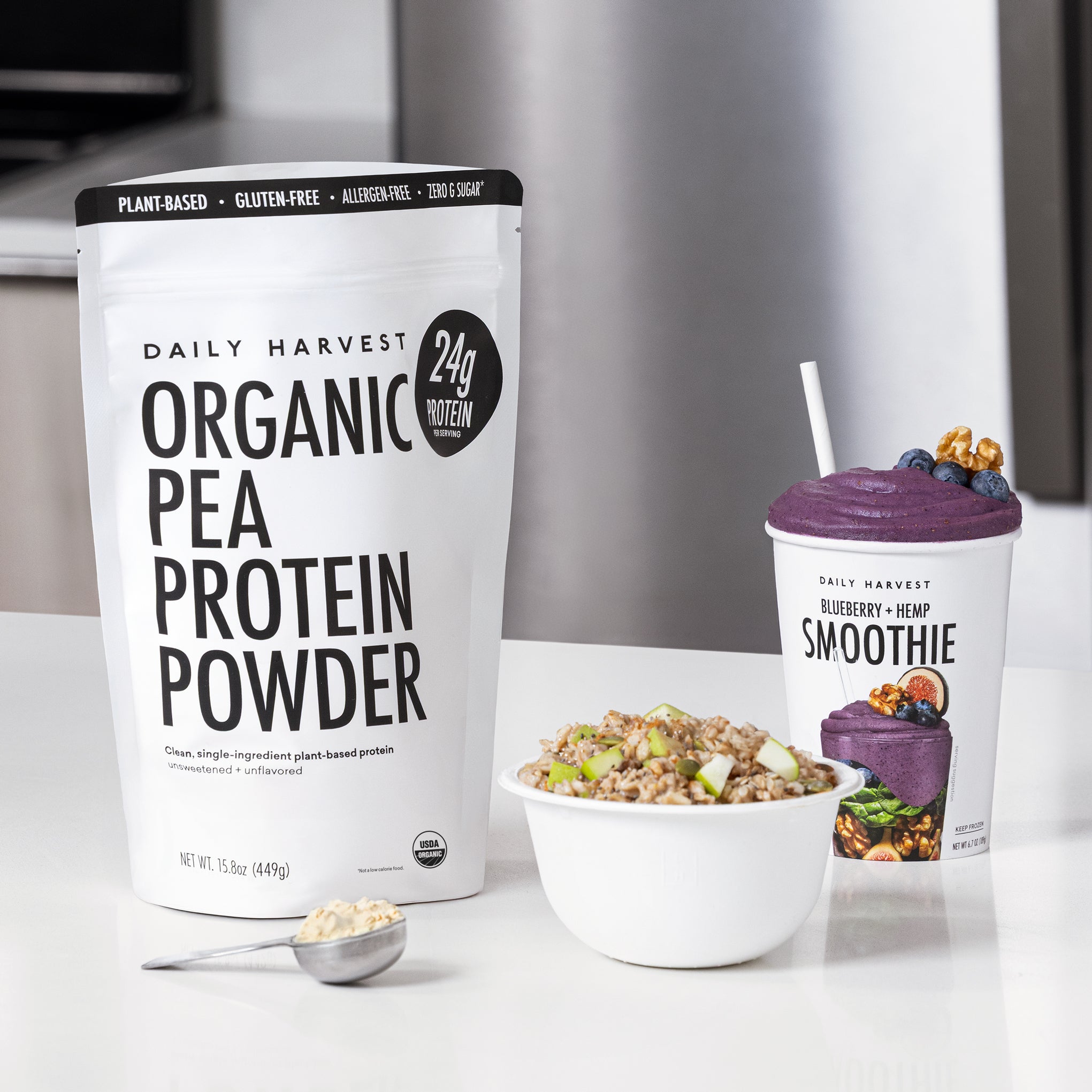 Organic Pea Protein Powder Protein Powder Daily Harvest