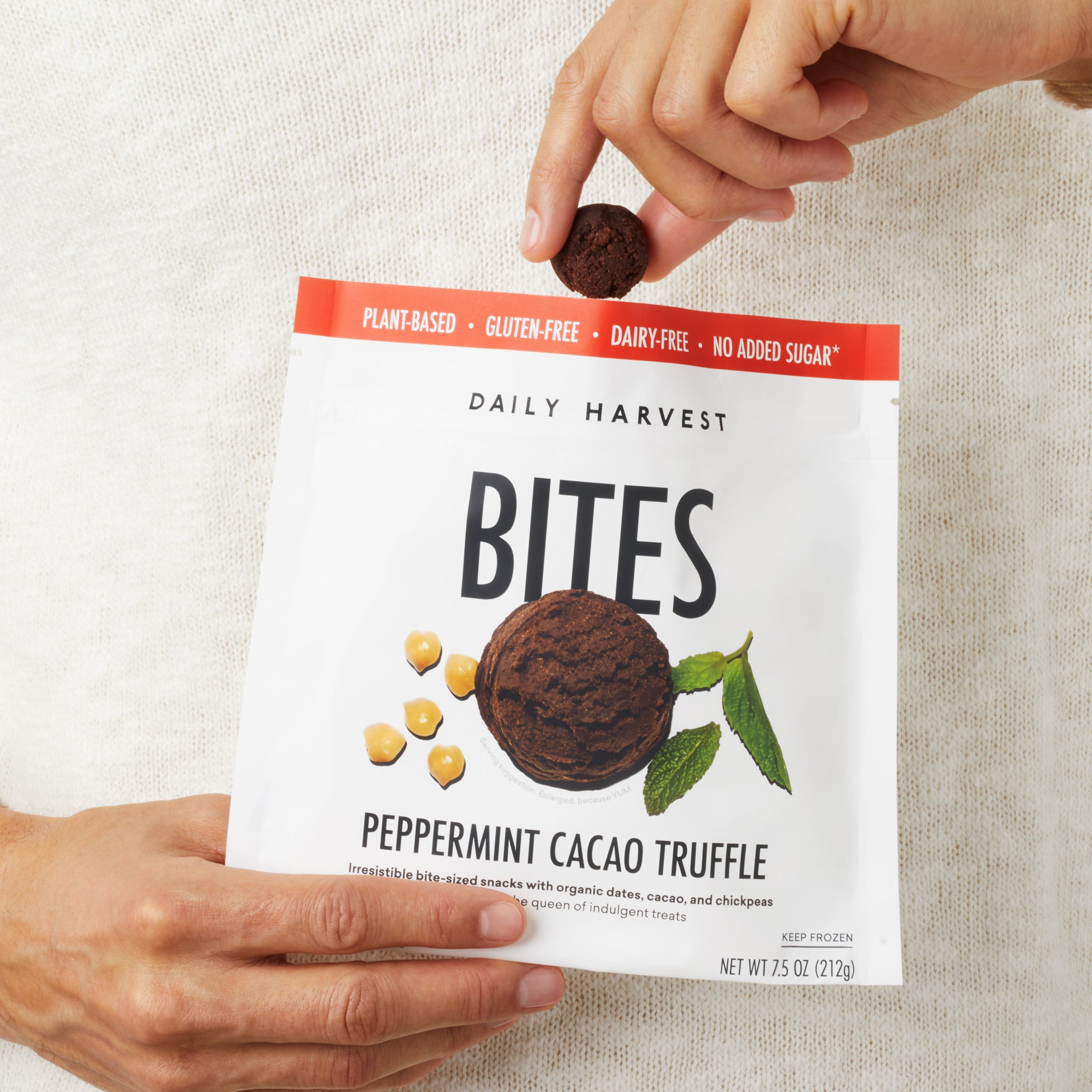 Peppermint Cacao Truffle Bite Daily Harvest