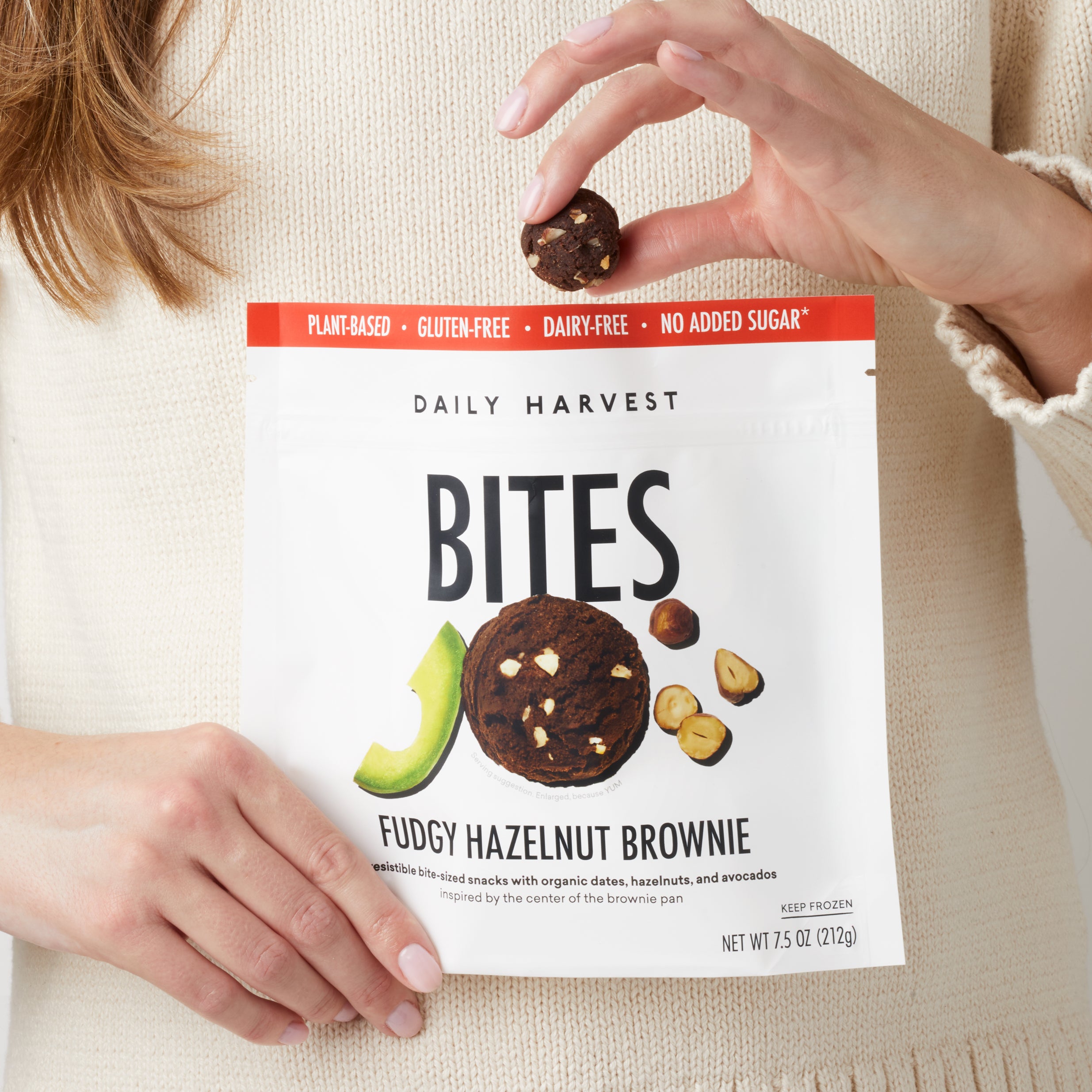 Fudgy Hazelnut Brownie Bite Daily Harvest