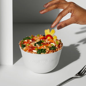 Cauliflower Rice + Kimchi Harvest Bowl Sunset
