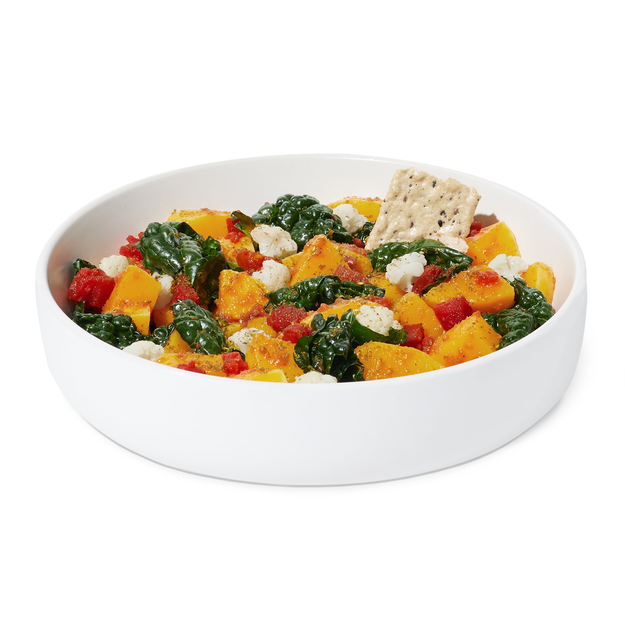 Butternut Squash + Kale Shakshuka Harvest Bowl Sunset