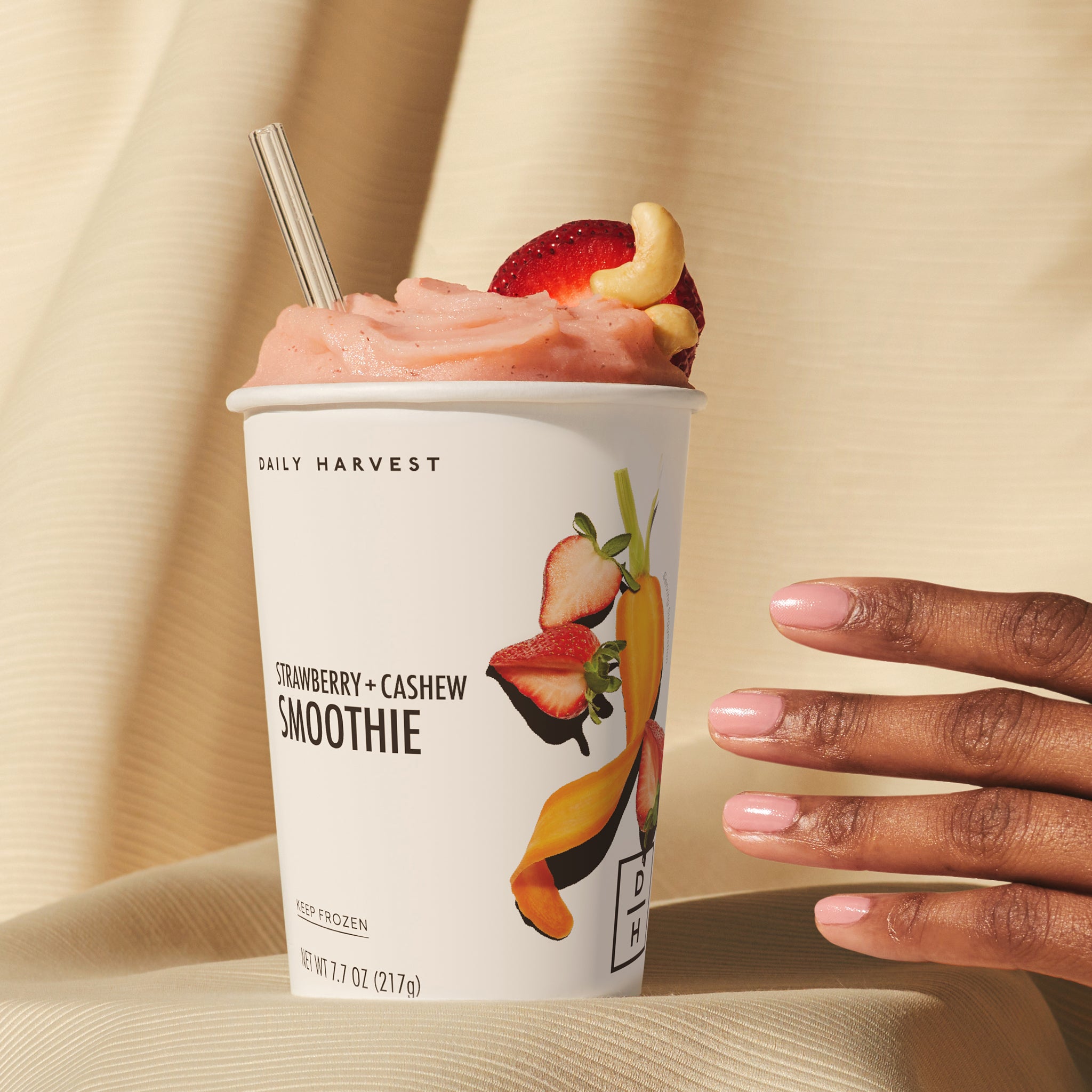 Strawberry + Cashew Smoothie Daily Harvest