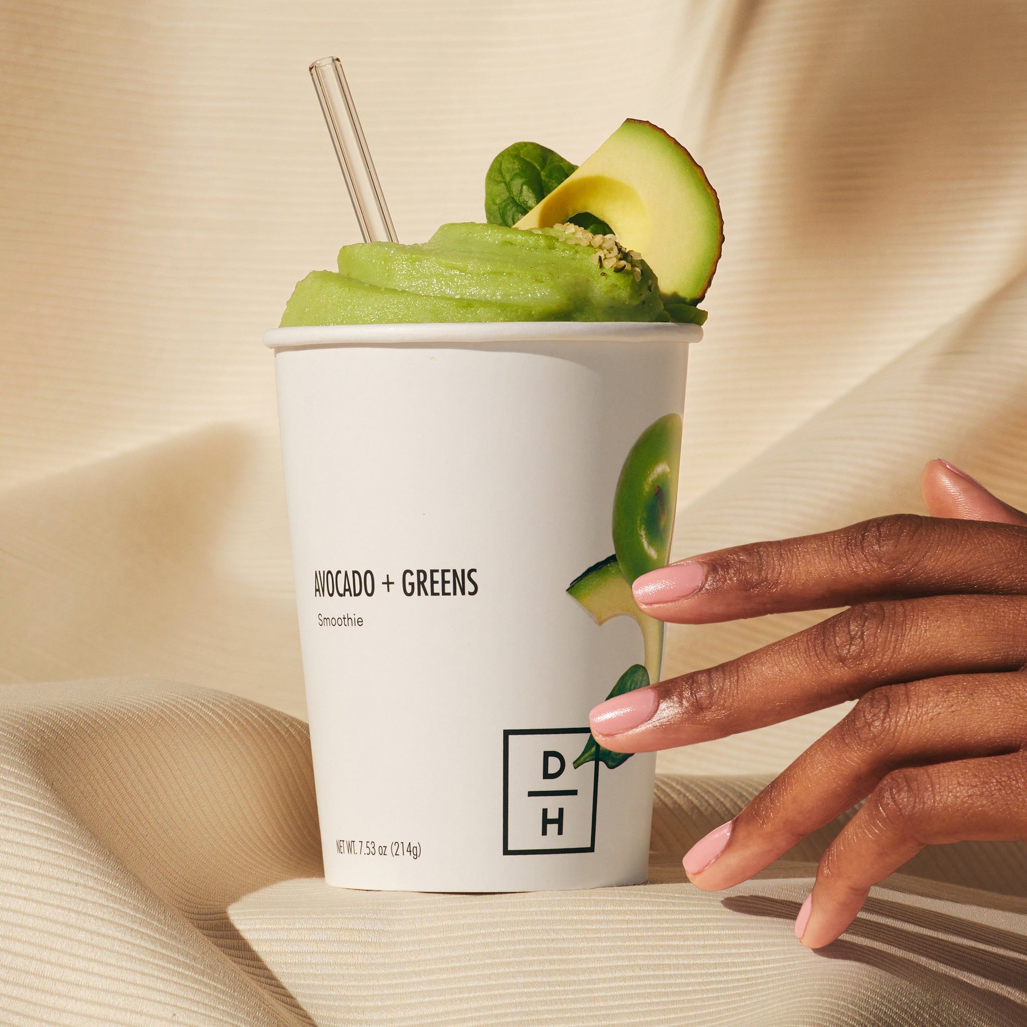 Avocado + Greens Smoothie Sunset